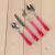 The Table knife, fork, spoon, new stainless steel tableware set hotel supplies western food set