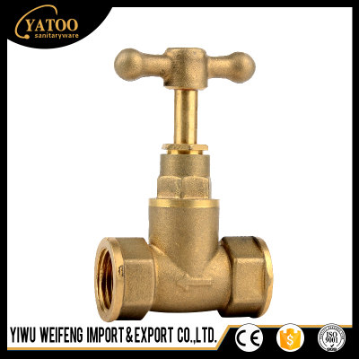 All copper valve screw threaded brass slinging dark valve two-way Africa South America