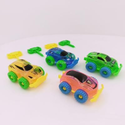 Exquisite transparent plastic boot off-road sports car toys