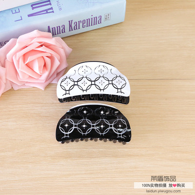 Simple Acrylic Jaw Clip Japanese and Korean Hairpins Hair Claw Updo Hair Accessories Headdress