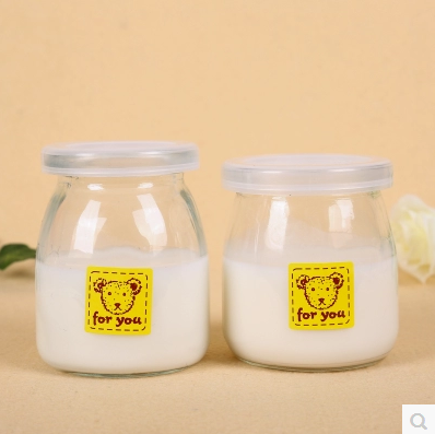 100ml pudding bottle pudding cup mousse glass yogurt bottle and sugar bottle