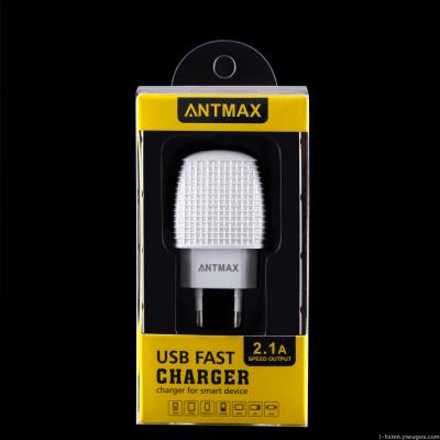 Antmax small lattice IC intelligent fast charger 2.1A folding intelligent charging head