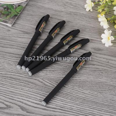 Factory direct selling office business signature pen customized sales advertising pen black neutral pen ink