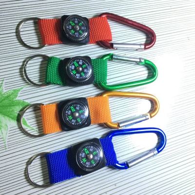 6# boarded buckle ribbon quick hanging multi-function key color random