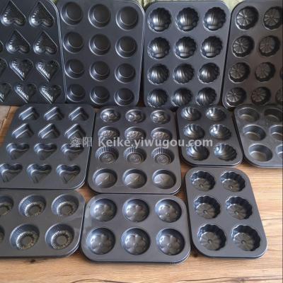 Baking mould 6 even 12 round round die household baking cake baking tray