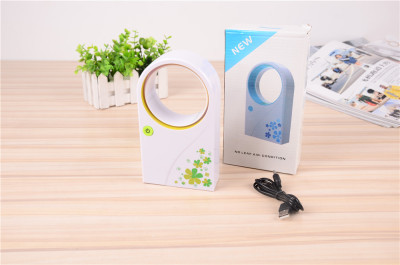 Usb no fan fan ultra-quiet refrigeration usb battery dual-use mini fan fanless fan