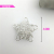 Foreign Trade Hot Sale Christmas Decoration Handmade Three-Dimensional Hollow Winding Wire Five-Pointed Star Lighting Metal Accessories Wholesale
