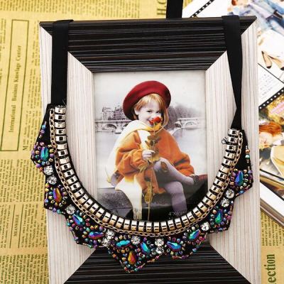 Manufacturers selling fashion glass crystal beads necklace Dickie hand sewing needle