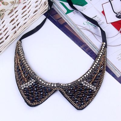 Manufacturers selling fashion glass crystal beads necklace Dickie hand sewing needle