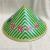 Bamboo hat straw hats cloth painted bamboo rain hat with a fisherman hats