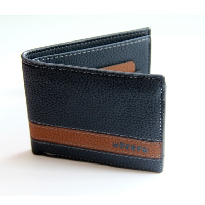 New men's short wallet leisure lychee multi-card horizontal fashion wallet men ultra-thin wallet wholesale