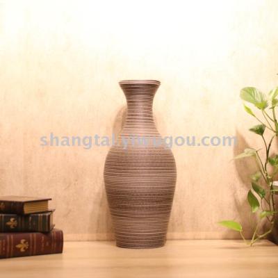 Chinese Retro Southeast Asian Style Handmade Bamboo Woven Vase Flower Flower Container CD-017