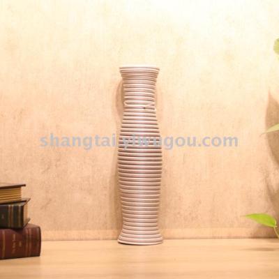 Chinese Retro Southeast Asian Style Handmade Bamboo Woven Vase Flower Flower Container CD-045