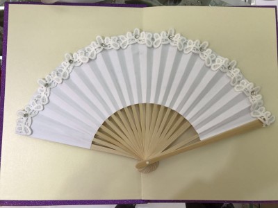 Manufacturers direct sales of wedding fan wedding products pure hand.