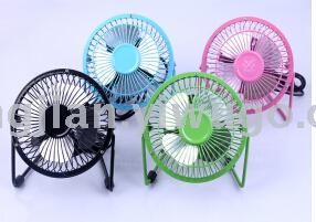 Hongjian gifts small aluminum 4 inch USB fan motor fan dormitory fans