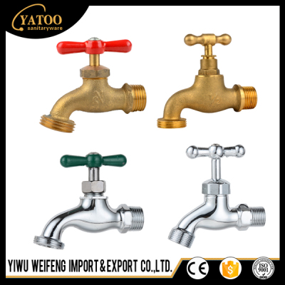 Tap faucet manufacturers selling South America copper thrown sand plating polishing copper nozzle