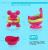 Baby toilet seat mickey model child toilet seat stool baby toilet seat can be removed and washed