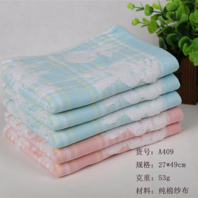 Cotton gauze child towel no twist to mention mushroom child towel top absorbent children wash towel
