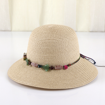New sunshade hat women can fold straw hat basin cap in summer 2017