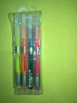 4 PVC color fluorescent pen