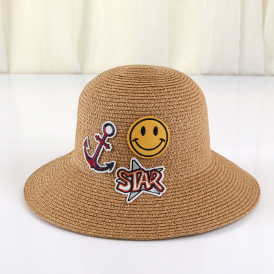 Summer 2017 new smile shade sunhat women can fold hat basin cap