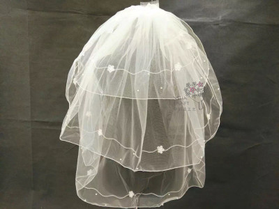 New wedding dress bride bride wedding luxury veil European and American style.