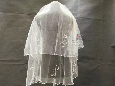 New bride wedding veil bridal veil bride married luxury veil European and American style.