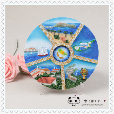 Hot-Selling Tourist Attractions around the World Memorial Refrigerator Stickers Magnet Magnetic Snap