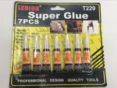 LEGION Black card Super Glue Fast Dry Glue 7pcs