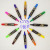 2-BB 8-color color head giant pencil-type whiteboard pen poster POP pen