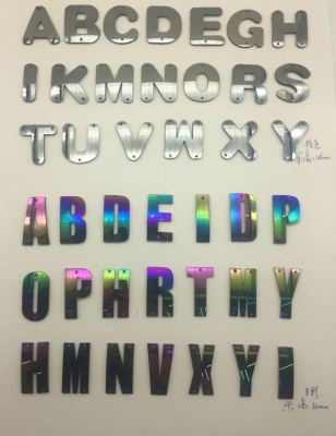 Acrylic letters 26 mm and 55 mm