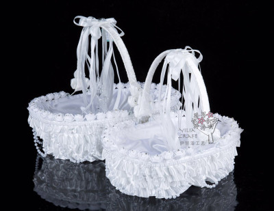 2018 new flower basket basket wedding flower basket manufacturer direct sale.