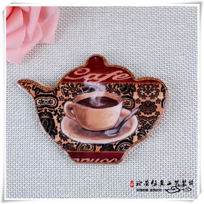 Coffee Pot Series Teapot Type Ceramic Refrigerator Magnet Travel Crafts