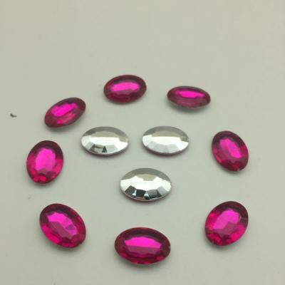 Acrylic diamond 4*6mm-20*30mm Acrylic oval