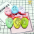 Egg Plastic Hand Painted Egg Shells Children Cartoon Diy Egg Handmade Painted Egg Belt Color Rope