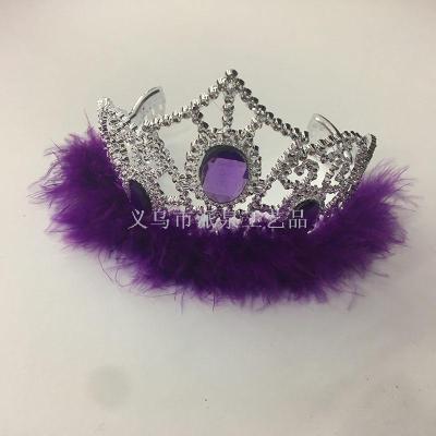 Plastic crown, Party crown, children's diamond crown