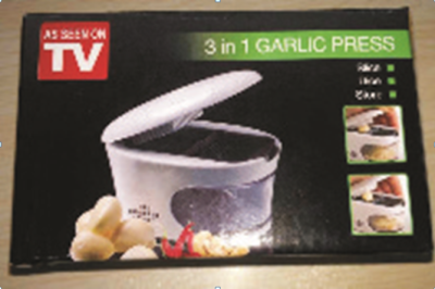 Three in one storage mashed garlic garlic press cut garlic TV TV shopping