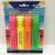 Fluorescent Pen 4 Pieces Clamshell Packaging QX-805