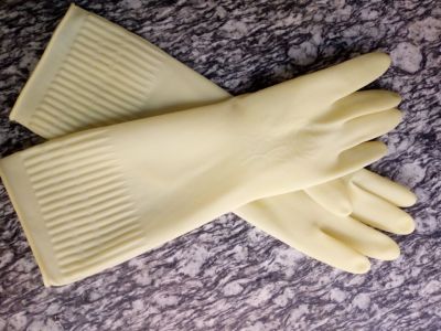 Latex Protective Gloves Industrial Rubber Waterproof Household Cleaning Laundry Gloves Work Gloves