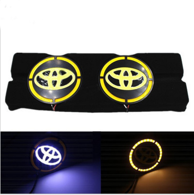 Manufacturer direct sales car new Toyota motor day light COB circular fog light belt to highlight.