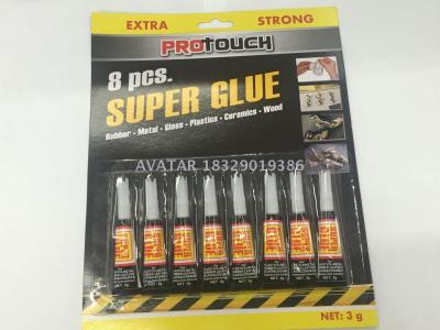 actory direct sale All purpose Cyanoacrylate Adhesive 502 Super Glue 8pcs