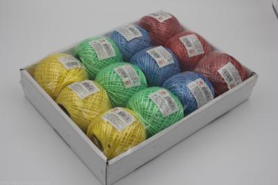New material pp twist tied ball plastic rope set boxed straw ball