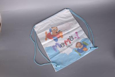 Drawstring Bag Rope Handle Bag Drawstring Bag Double Layer PEVA PE Plastic Waterproof Bag