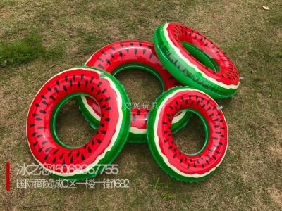 Inflatable swimming ring, watermelon, swimming circle, fruit ring