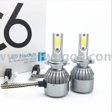 C6 Car LED Headlight H4H7 Super Bright Light Lamps and High Beams