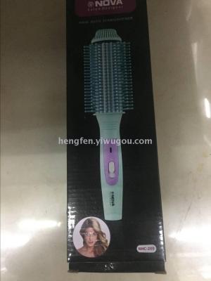 NOVA straight hair comb hair curler constant temperature and volume dual purpose