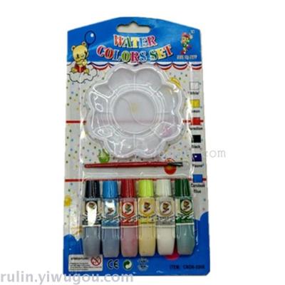 6 color drawing card children painting watercolor painting acrylic DIY paint