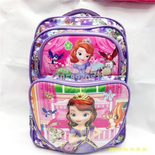 Factory Direct Sales Schoolbag Backpack Cartoon Bag Backpack 3D Bag Children‘s Bags School Bag Gift Bag Trolley Bag