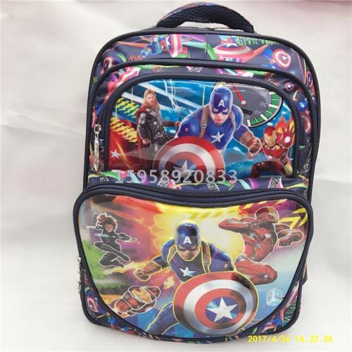 Factory Direct Schoolbag Backpack Cartoon Bag Backpack 3D Bag Children Bag Student Bag Gift Bag Trolley Bag 