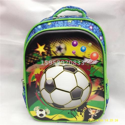 Factory Direct Sales Schoolbag Backpack Cartoon Bag Backpack 3D Bag Children‘s Bags School Bag Gift Bag Trolley Bag